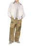 模特儿示范图 - 点击放大 - MIHARA YASUHIRO - Distressed Pocket T-Shirt