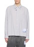 首图 - 点击放大 - MIHARA YASUHIRO - Label Detail Striped Dress Shirt
