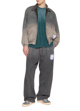 模特儿示范图 - 点击放大 - MIHARA YASUHIRO - Distressed Terry Pants