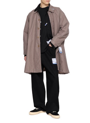 模特儿示范图 - 点击放大 - MIHARA YASUHIRO - Patch Pocket Heavy Weight Jersey T-Shirt