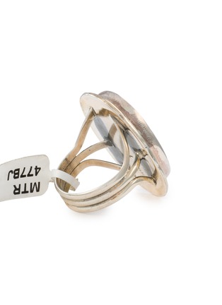 细节 - 点击放大 - TIHWA JEWELRY - Silver Jasper Statement Ring — US 9