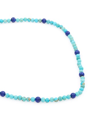 细节 - 点击放大 - TIHWA JEWELRY - Silver Turquoise Lapis Lazuli Beaded Necklace