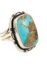 细节 - 点击放大 - TIHWA JEWELRY - Silver Turquoise Statement Ring — US 8