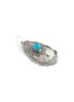 细节 - 点击放大 - TIHWA JEWELRY - Silver Turquoise Engraved Drop Earrings