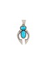 首图 - 点击放大 - TIHWA JEWELRY - Silver Turquoise Double Stone Sculptural Pendant