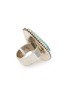 细节 - 点击放大 - TIHWA JEWELRY - Silver Turquoise Teardrop Statement Ring — US 9.5