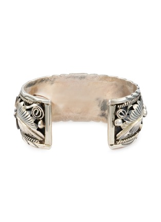 细节 - 点击放大 - TIHWA JEWELRY - Large Silver Turquoise Cuff