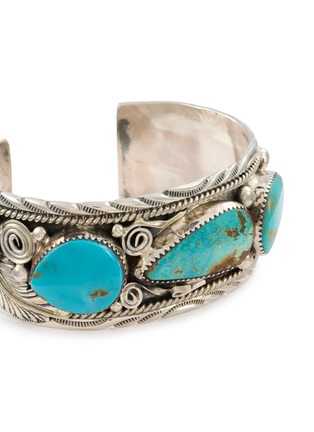 细节 - 点击放大 - TIHWA JEWELRY - Large Silver Turquoise Cuff