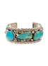 首图 - 点击放大 - TIHWA JEWELRY - Large Silver Turquoise Cuff