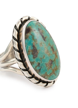 细节 - 点击放大 - TIHWA JEWELRY - Silver Turquoise Ring — US 8.5