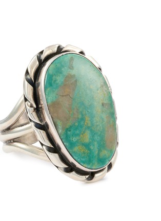 细节 - 点击放大 - TIHWA JEWELRY - Silver Turquoise Ring — Size US 9