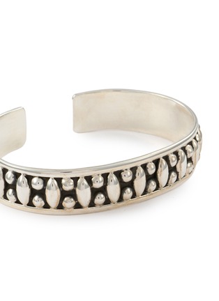 细节 - 点击放大 - TIHWA JEWELRY - Medium Silver Beaded Cuff