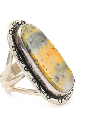 细节 - 点击放大 - TIHWA JEWELRY - Silver Jasper Ring — Size US 8.5