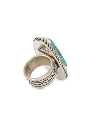 细节 - 点击放大 - TIHWA JEWELRY - Silver Turquoise Ring — Size US 6.5