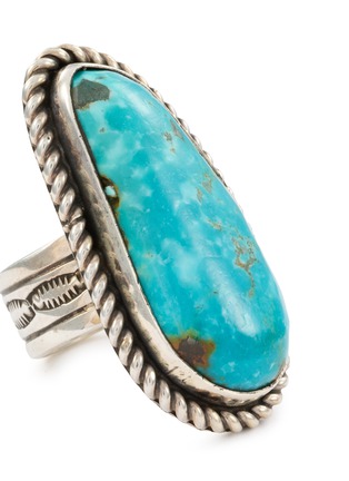 细节 - 点击放大 - TIHWA JEWELRY - Silver Turquoise Ring — Size US 6.5