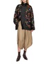 模特儿示范图 - 点击放大 - KATLIAX - Triangle Patchwork Jacket