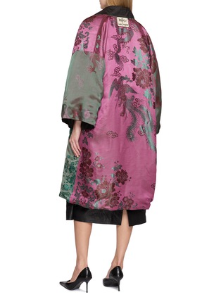 背面 - 点击放大 - KATLIAX - Floral Jacquard Kimono Style Robe