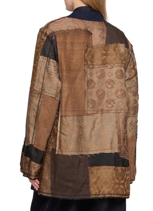 背面 - 点击放大 - KATLIAX - Raw Edge Patchwork Jacket