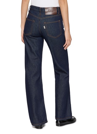 背面 - 点击放大 - ÁMR DE SAÍSON - Low Rise Bootcut Cotton Denim Jeans