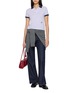 模特儿示范图 - 点击放大 - ÁMR DE SAÍSON - Low Rise Bootcut Cotton Denim Jeans