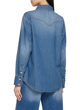 背面 - 点击放大 - ÁMR DE SAÍSON - Embroidered Denim Work Shirt
