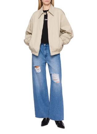 模特儿示范图 - 点击放大 - ÁMR DE SAÍSON - Cotton Bomber Jacket