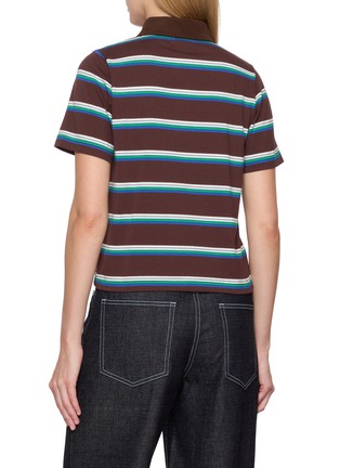 背面 - 点击放大 - ÁMR DE SAÍSON - Striped Polo Shirt