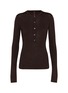 SKIMS ESSENTIAL KNIT 亨利领上衣
