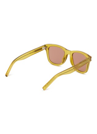 模特儿示范图 - 点击放大 - SAINT LAURENT - SL 51 Square Acetate Sunglasses