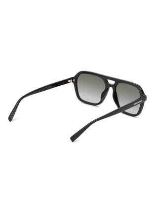 模特儿示范图 - 点击放大 - SAINT LAURENT - SL 905 Aviator Acetate Sunglasses