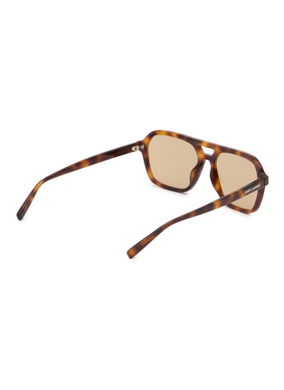模特儿示范图 - 点击放大 - SAINT LAURENT - SL 905 Aviator Acetate Sunglasses