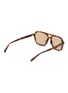 模特儿示范图 - 点击放大 - SAINT LAURENT - SL 905 Aviator Acetate Sunglasses