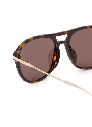 细节 - 点击放大 - GUCCI - Acetate Aviator Sunglasses