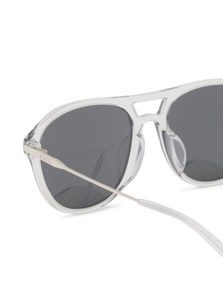 细节 - 点击放大 - GUCCI - Acetate Round Aviator Sunglasses