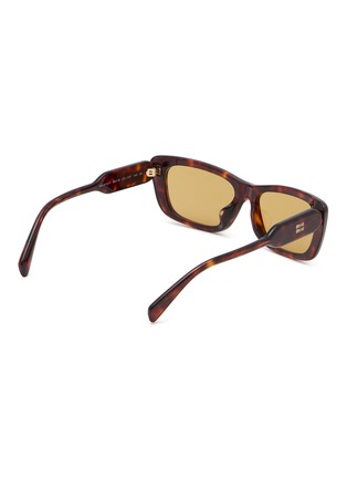 模特儿示范图 - 点击放大 - MIU MIU - Main Collection Square Sunglasses