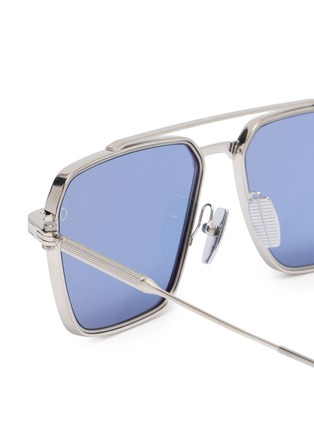 细节 - 点击放大 - AKONI EYEWEAR - Metal Telesto Square Sunglasses