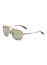 首图 - 点击放大 - AKONI EYEWEAR - Metal Pathfinder Aviator Sunglasses