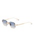 首图 - 点击放大 - AKONI EYEWEAR - Metal Juno - One Square Sunglasses