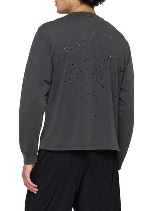 背面 - 点击放大 - SATISFY - Long Sleeve MothTech™ Distressed Cotton T-Shirt