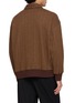 背面 - 点击放大 - SONG FOR THE MUTE - Ribbed Half Zip Polo Shirt