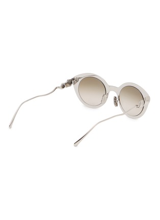 模特儿示范图 - 点击放大 - LOEWE - Coil Metal Round Sunglasses