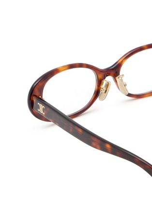 细节 - 点击放大 - CELINE - Triomphe Mini Acetate Oval Optical Glasses
