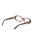 模特儿示范图 - 点击放大 - CELINE - Triomphe Mini Acetate Oval Optical Glasses