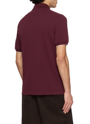 背面 - 点击放大 - BRUNELLO CUCINELLI - Embroidered Crest Cotton Piqué Polo Shirt