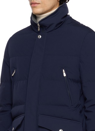 细节 - 点击放大 - BRUNELLO CUCINELLI - Detachable Hood Stretch Padded Jacket