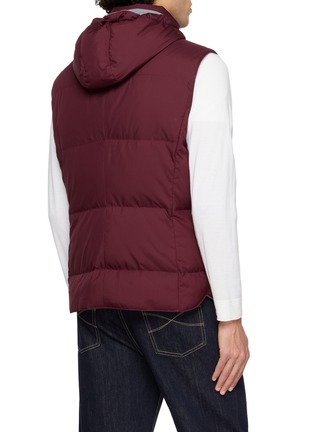背面 - 点击放大 - BRUNELLO CUCINELLI - Detachable Hood Quilted Padded Gilet