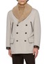 首图 - 点击放大 - BRUNELLO CUCINELLI - Double Breasted Water Resistant Wool Cashmere Coat