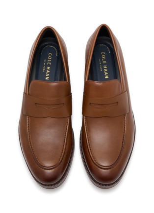 细节 - 点击放大 - COLE HAAN - Ledley Grand Penny Strap Leather Loafers