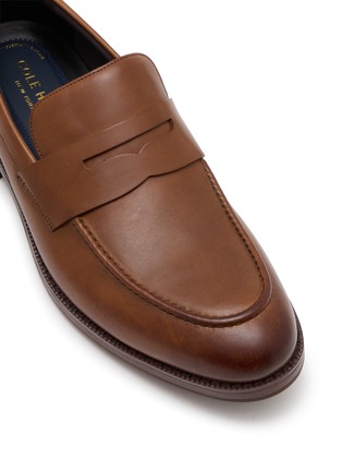 细节 - 点击放大 - COLE HAAN - Ledley Grand Penny Strap Leather Loafers