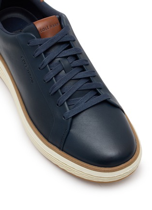 细节 - 点击放大 - COLE HAAN - GrandPrø Court SKYWEAVE Leather Men's Sneakers